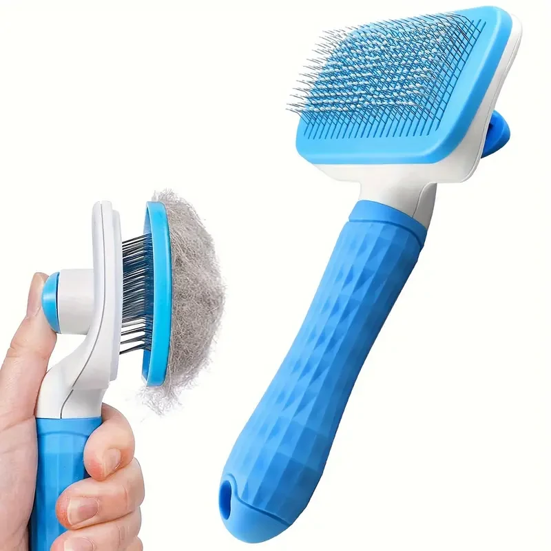Heavy-Duty Pet Massage Comb & Brush | Efficient Undercoat Remover |