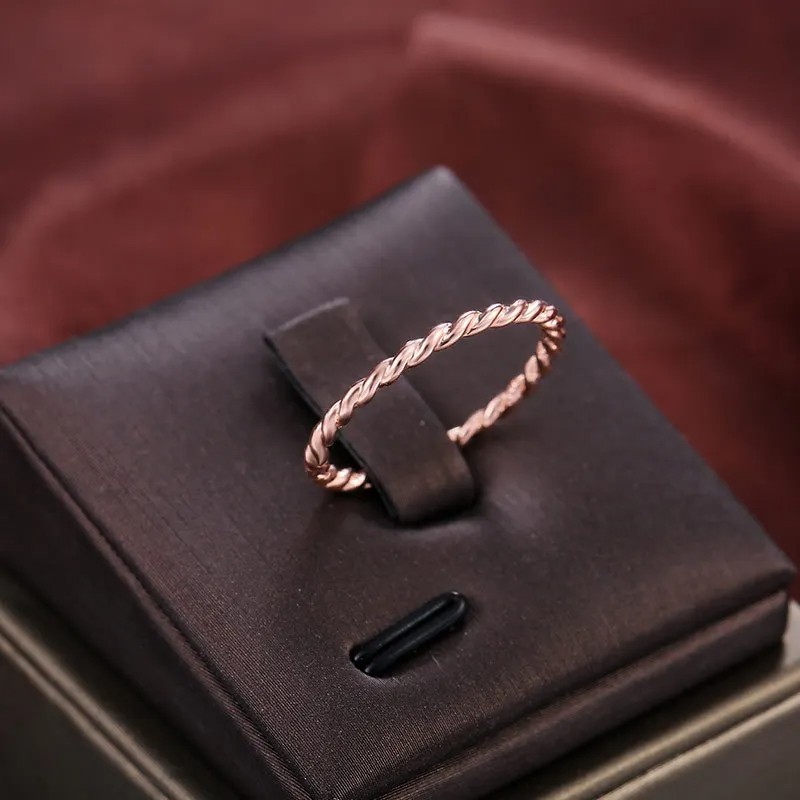 Tensor Ring Copper Energy Twist Ring