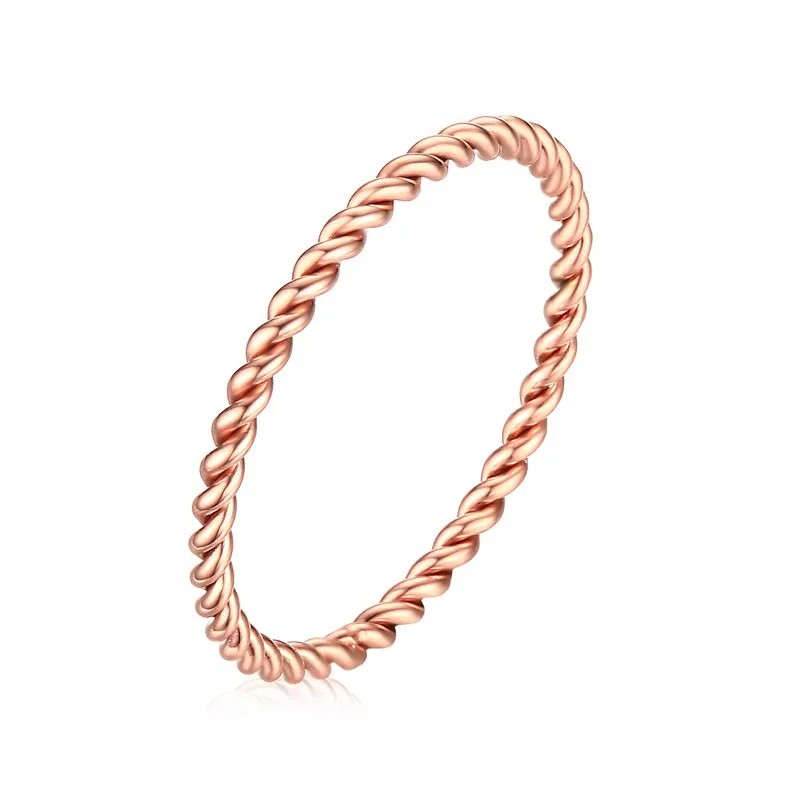 Tensor Ring Copper Energy Twist Ring