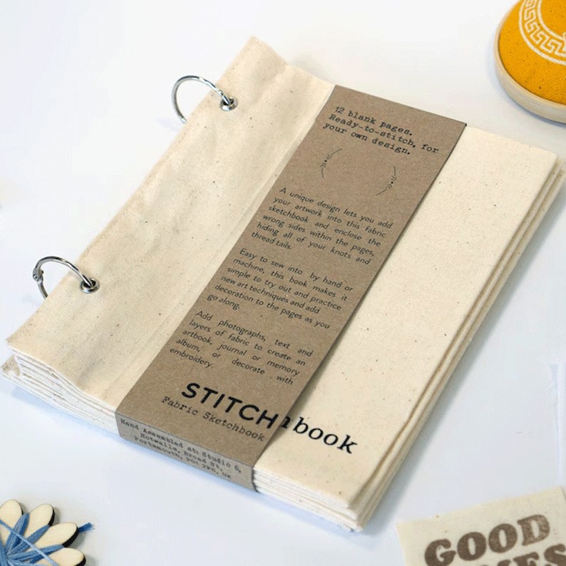 Blank Fabric Painting Sketchbook Props