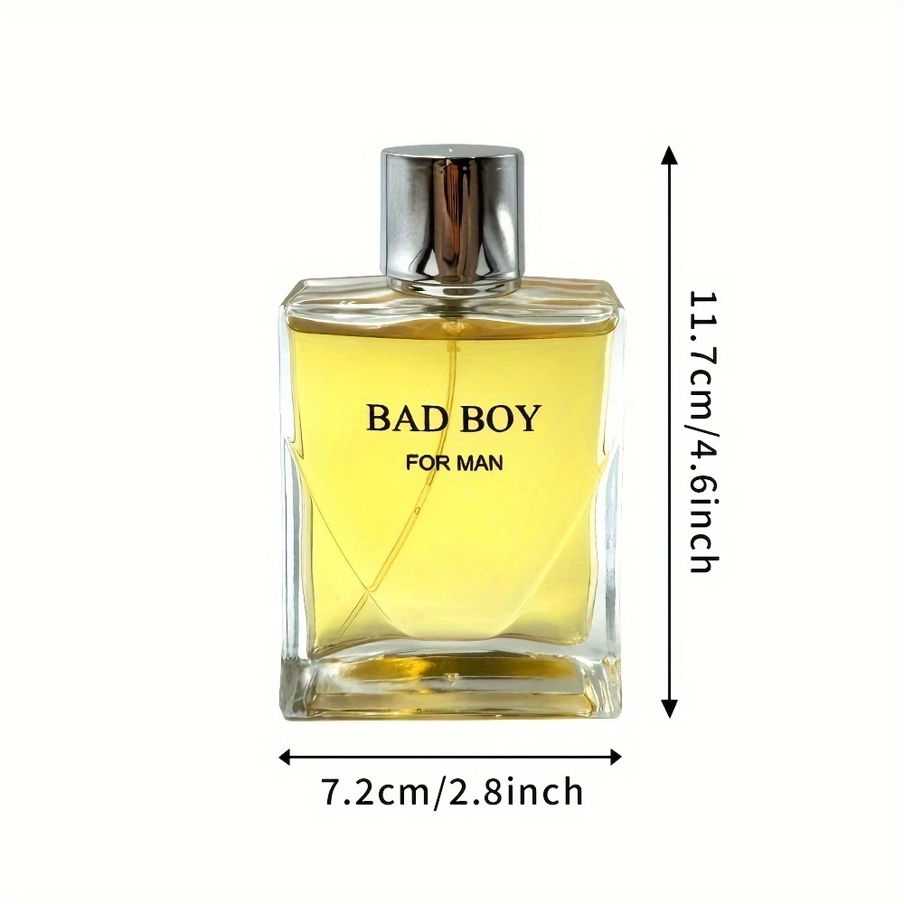 BAD BOY FOR MAN Eau De Parfum: Refreshing Citrus and Spicy Woody Scent for Men