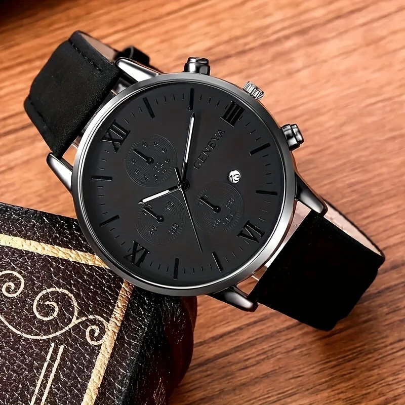 Geneva Watch for Men Classic Design Meets Modern Functionality