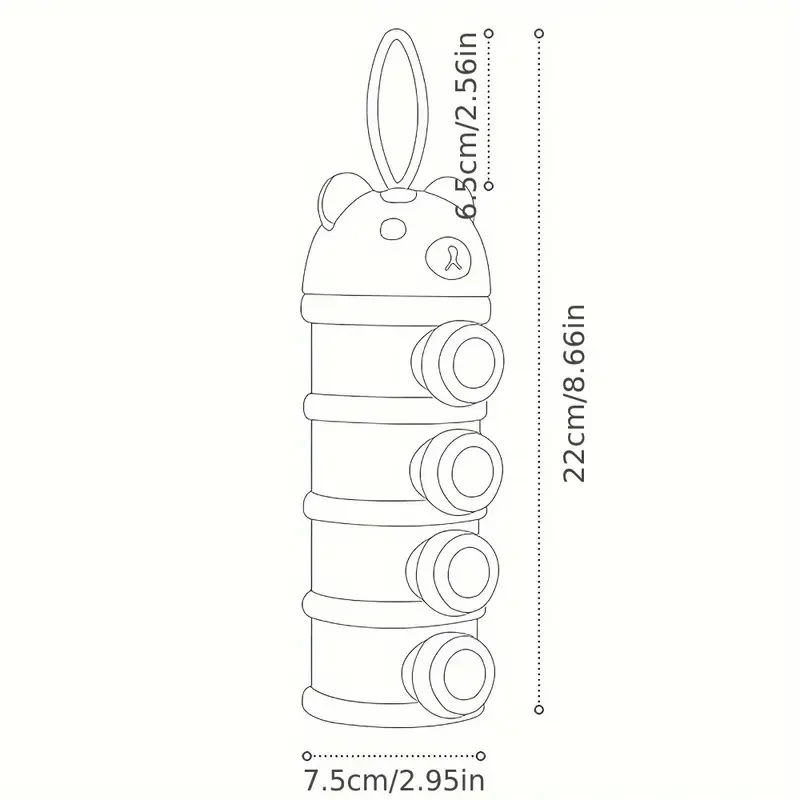 Milk Powder Box Portable Storage