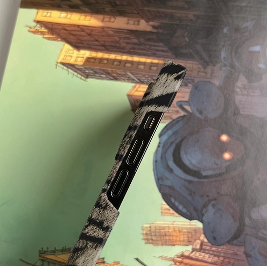 Gray Tiger Leather Pattern Art Niche Phone Case