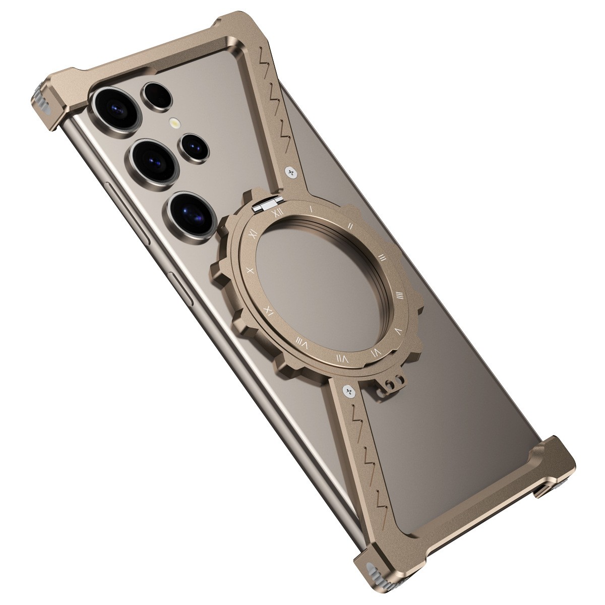 Z-type Heat Dissipation Magnetic Suction S25ULTRA Metal Phone Case