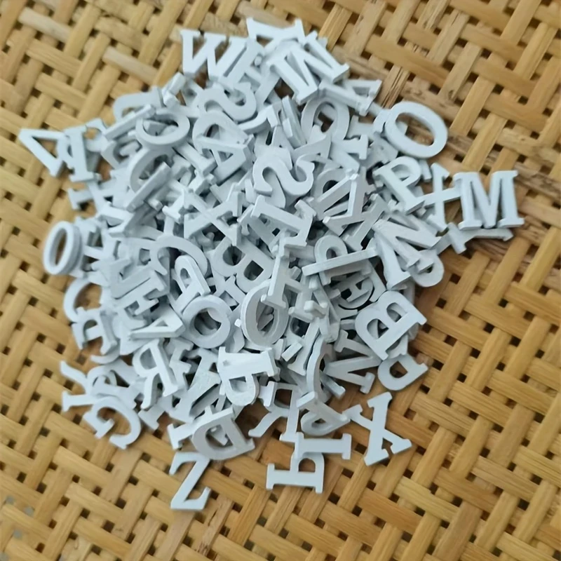 White Wooden Letters