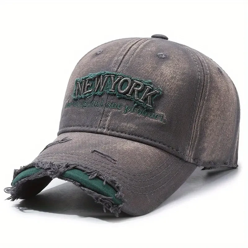 Vintage Distressed Embroidery Baseball Cap