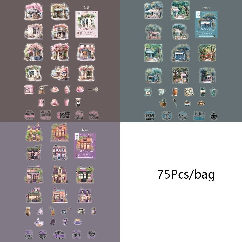 Encounter Cafe Series Hand Account Sticker Package