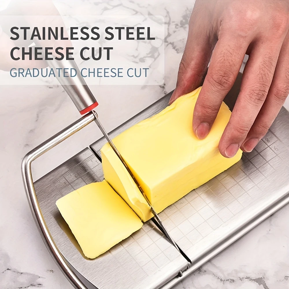 Stainless Steel Cheese Cutter With Measurements