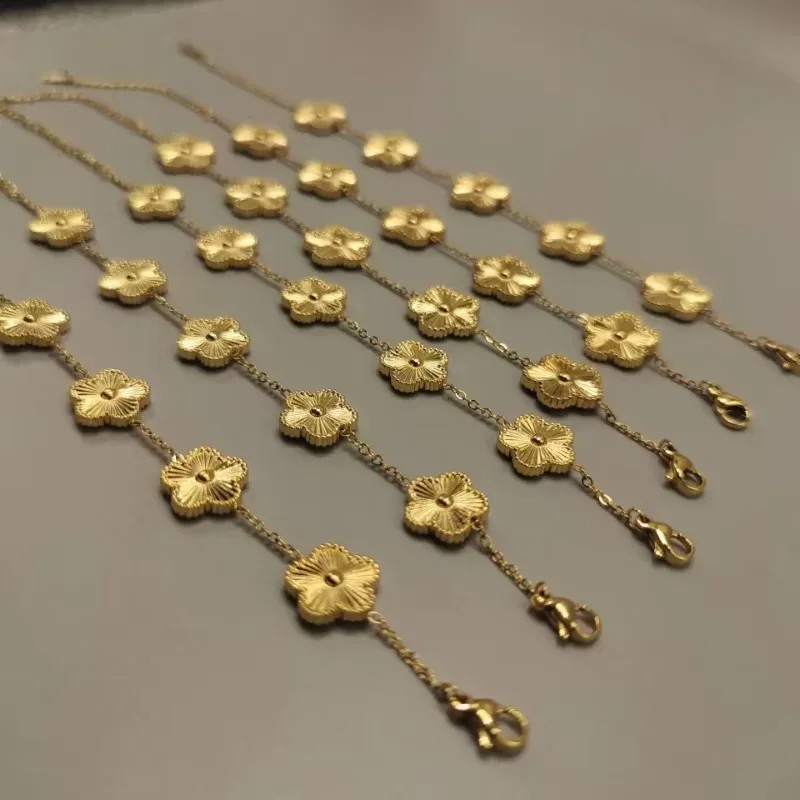 EVISPOL Stainless Steel Women's Clover Bracelet