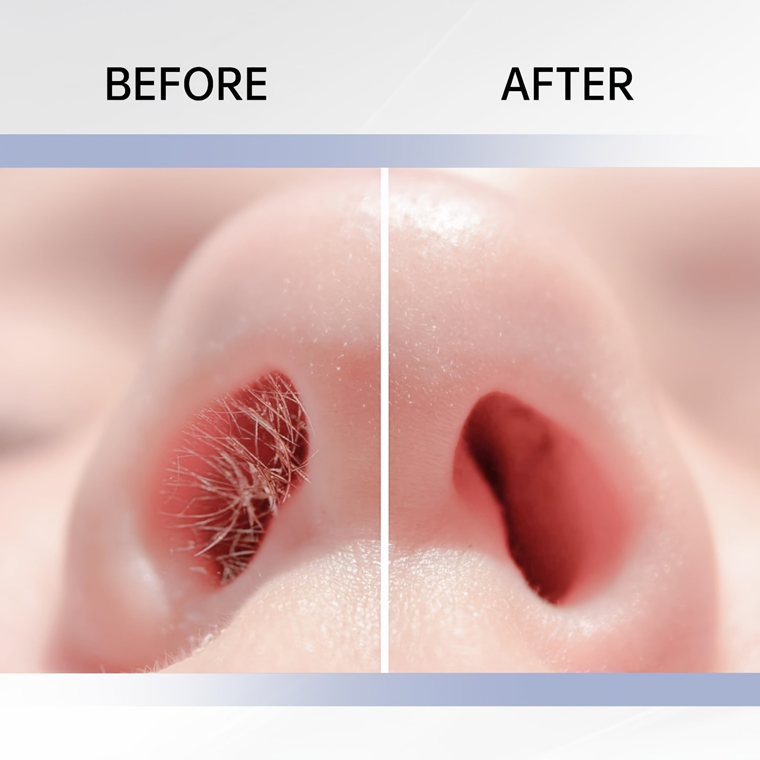 8pcs Dual-Sided Nose Hair Trimmer  2-in-1 Nose Hair Removal Tool with 360 Rotating Design