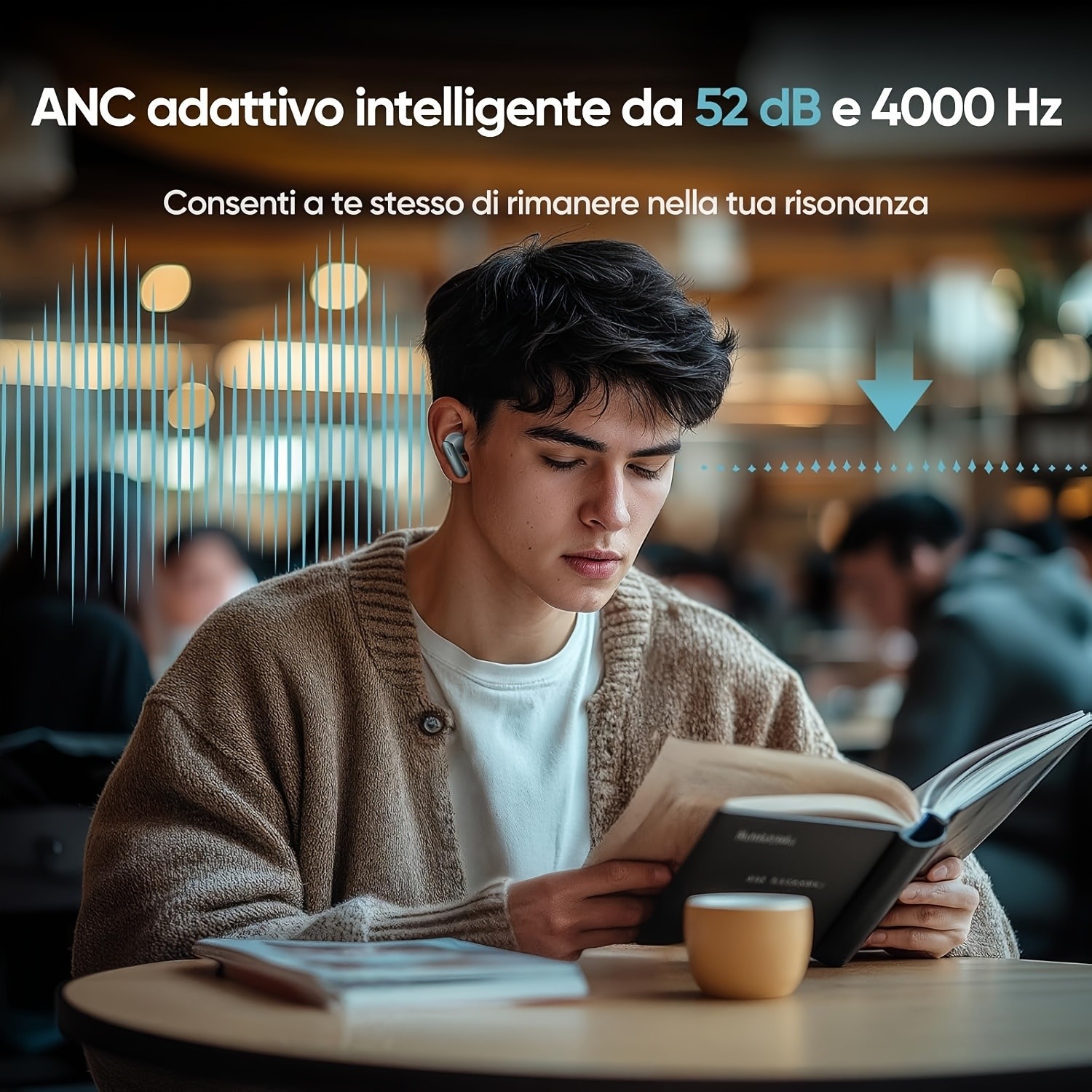 realme Buds Air 7 True Wireless Earphones  12.4mm Titanium Bass Driver, Intelligent ANC, 52 Hours Battery Life