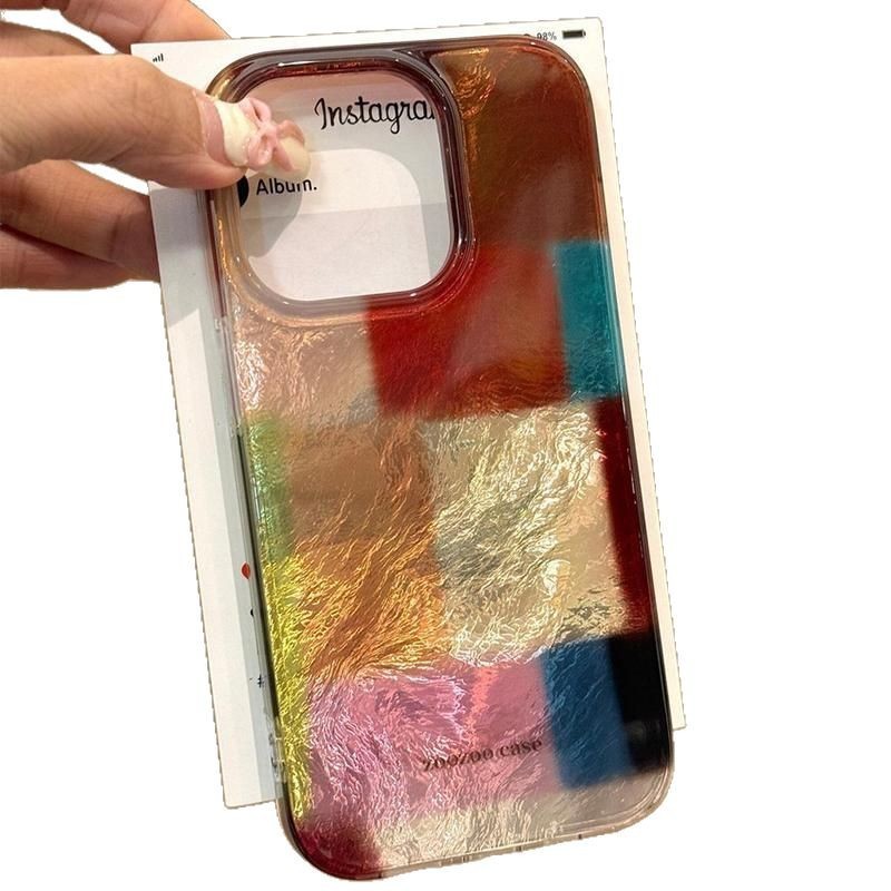 Colorful Square Plaid New Phone Case