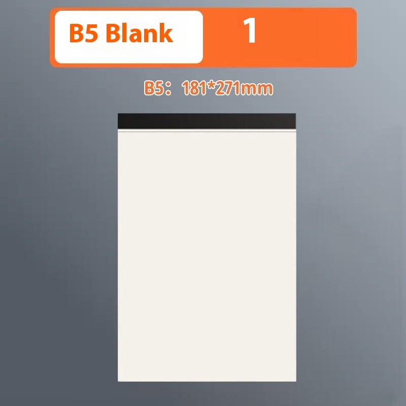 Writing Pads Tearable A5B5 Thickening Plus Size Notebook Simple