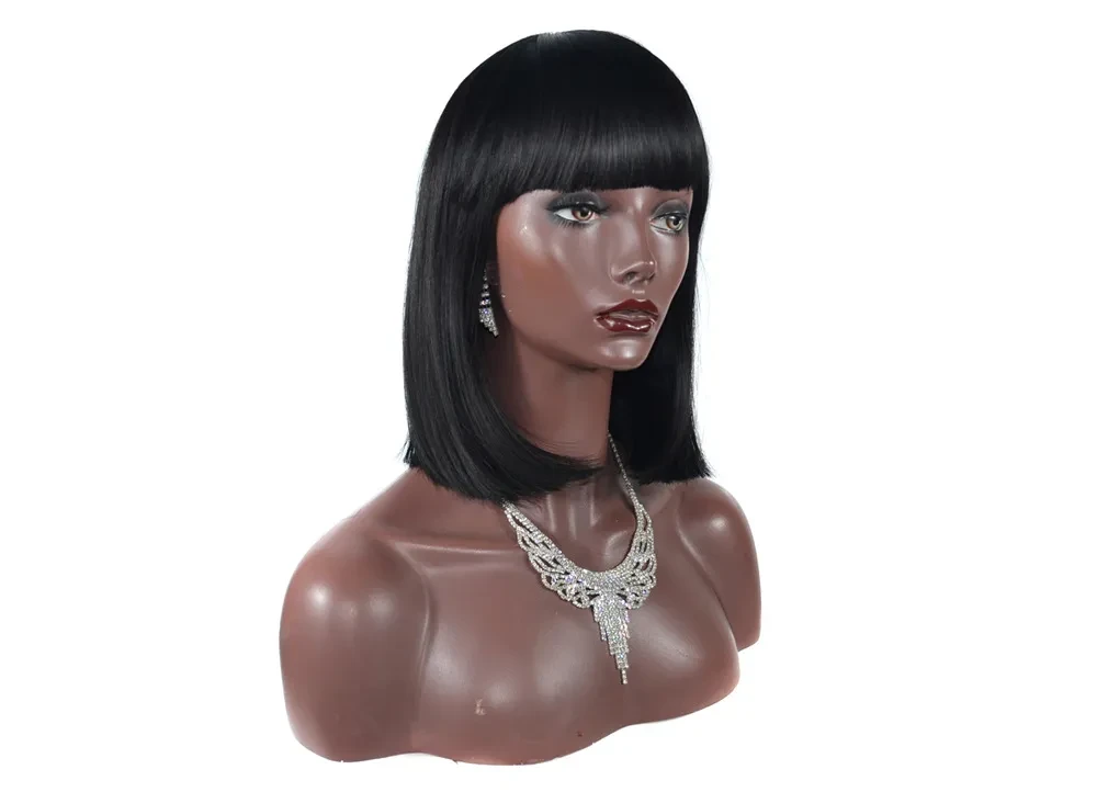 Black Short Wig Costume