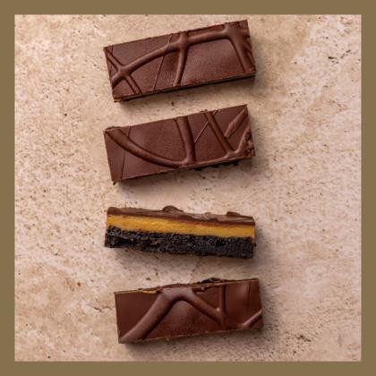 Slab Brownie Salted Caramel Gluten Free Pre-cut