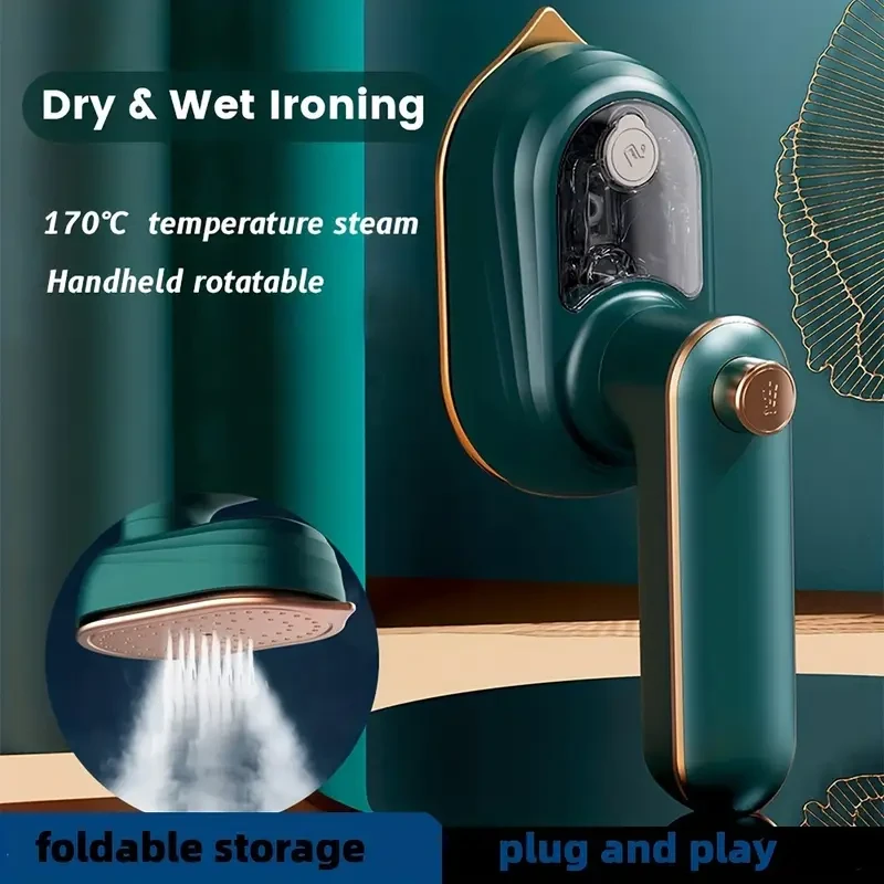 Compact & Foldable Handheld Steam Iron