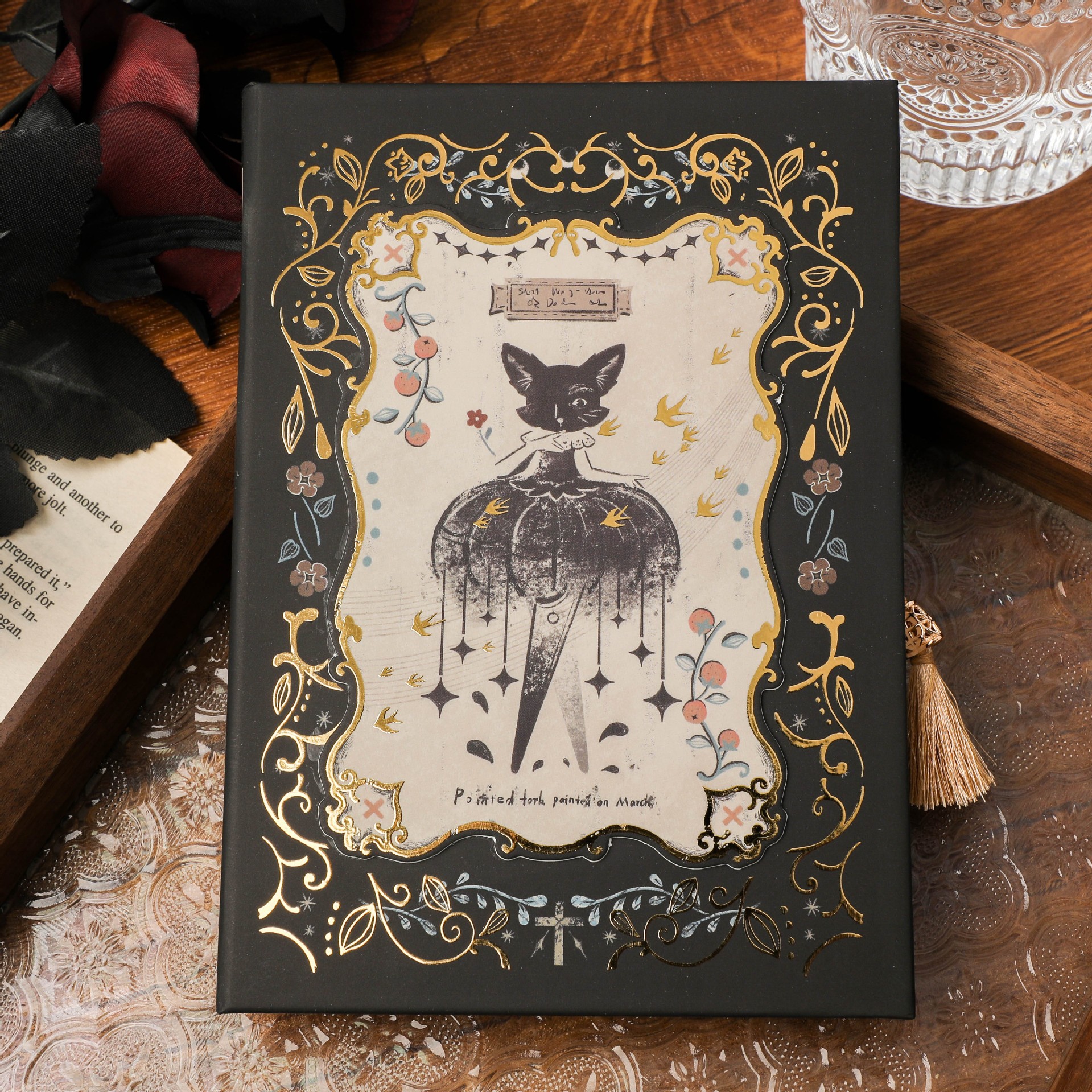 Retro Art THALO Gothic Style Notebook