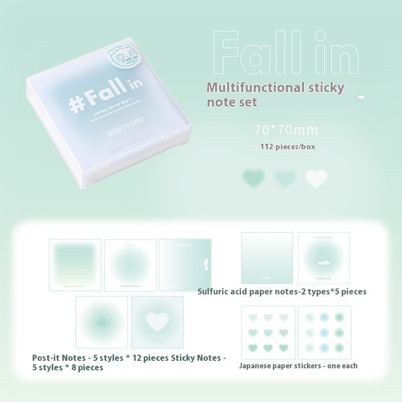 Gradient Parchment Inner Multifunctional Notepad