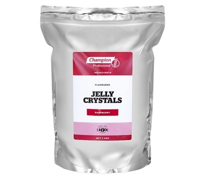 JELLY CRYSTALS RASPBERRY 2.5KG (CHAMPION 60156822)