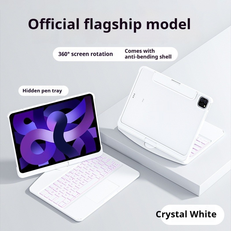 Transparent Rotating Keyboard For Air5 Protective Case Tablet PC