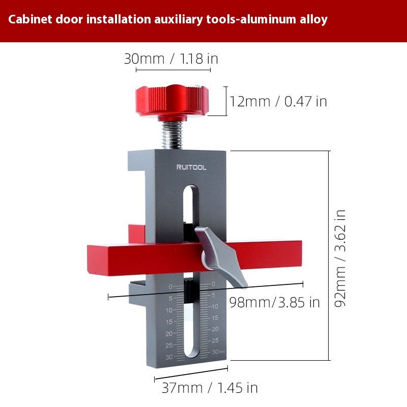 Cabinet Door Installation Aid Aluminum Alloy
