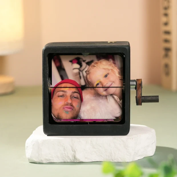 Flip Photo Box  Customizable Memory Album