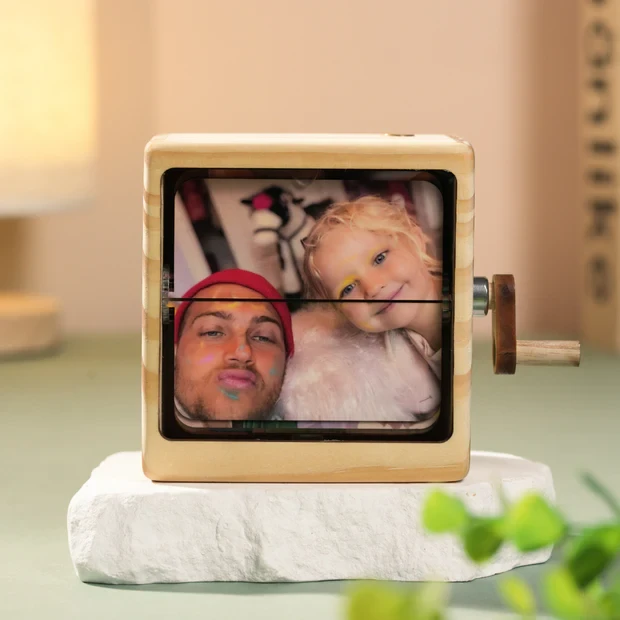 Flip Photo Box  Customizable Memory Album