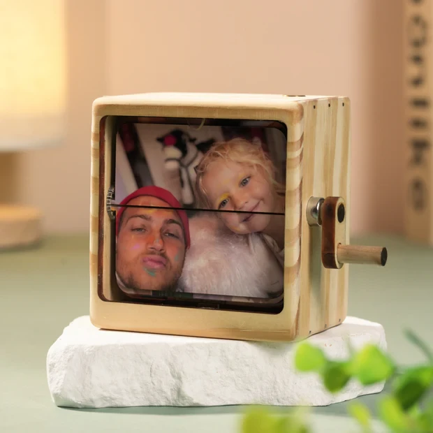 Flip Photo Box  Customizable Memory Album