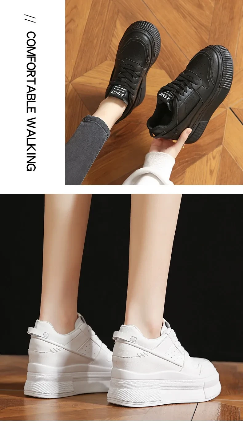 Black Platform Sneakers