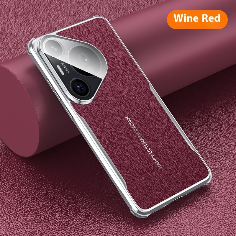 All-inclusive Drop-resistant Plain Leather Phone Case