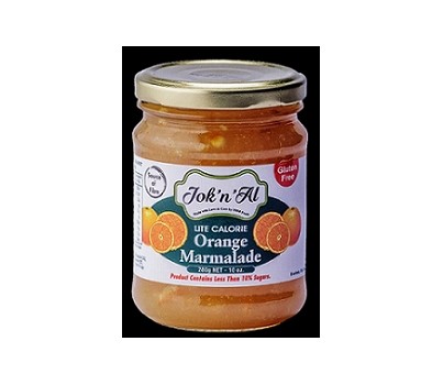 SPREAD ORANGE MARMALADE LOW CALORIE 280GM (JOK'N'AL 85030)