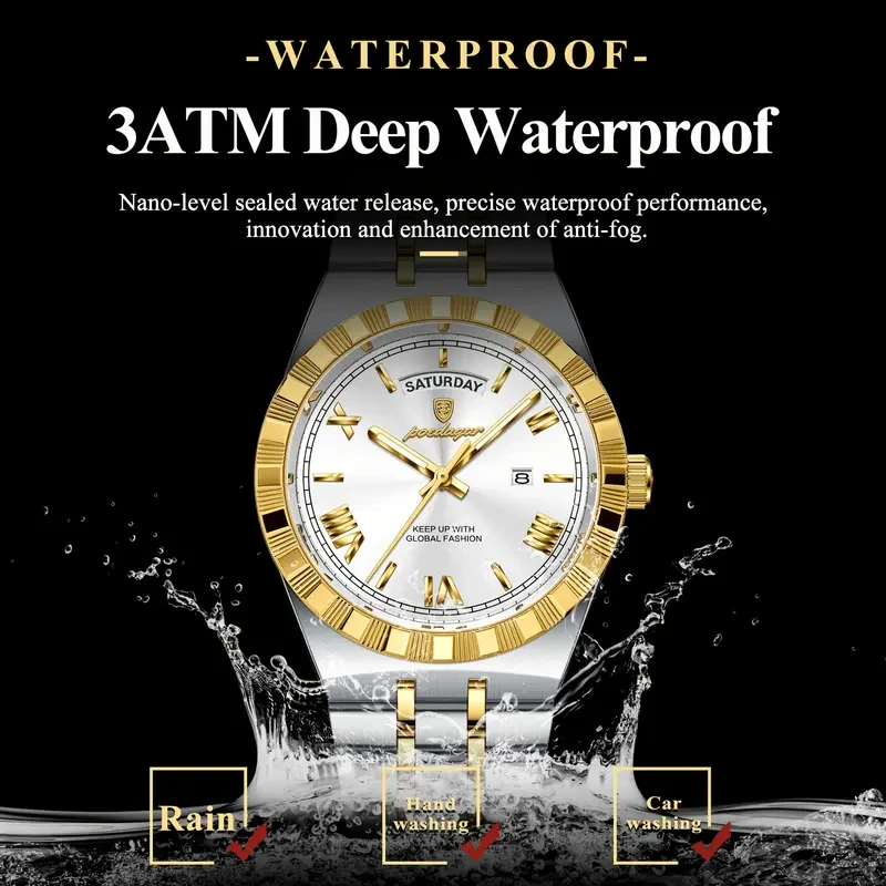 Business Trend Waterproof Quartz Wristwatch