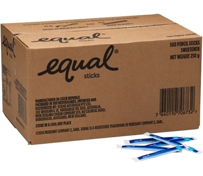 SWEETENER PENCIL STICKS 500s (EQUAL 29890 )