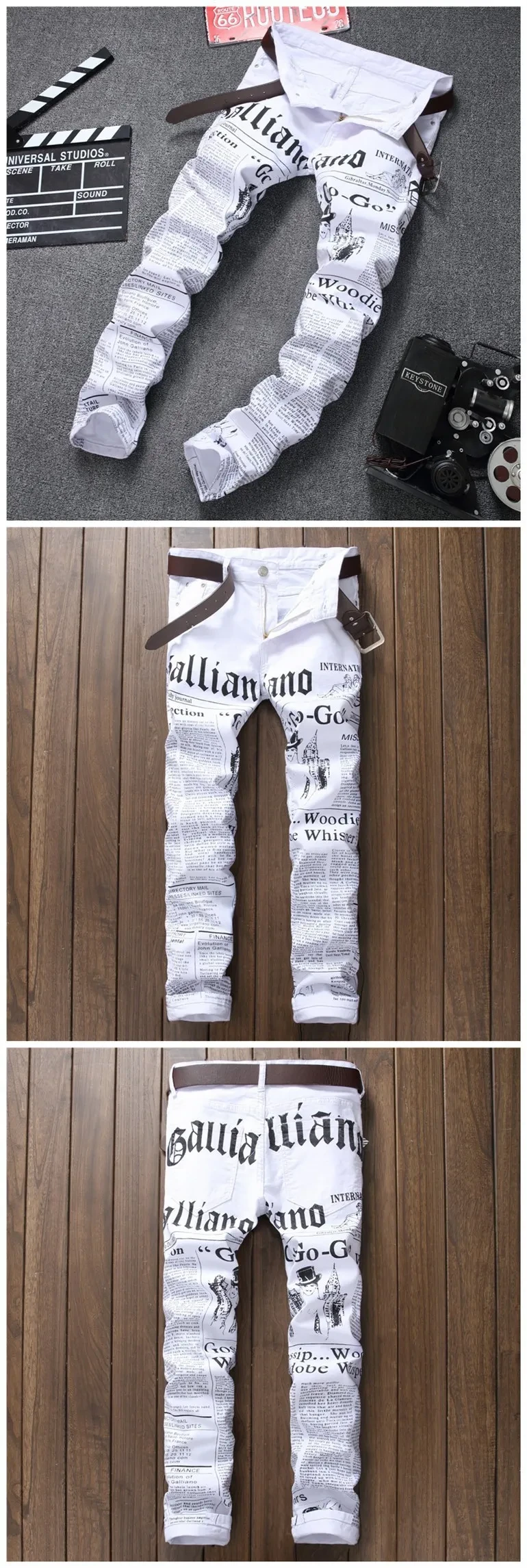 Newspaper jeans