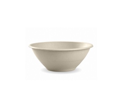 BOWLS BIOCANE NATURAL 40OZ 50s/SLV (BIOPAK B-BL-40-N-PF)