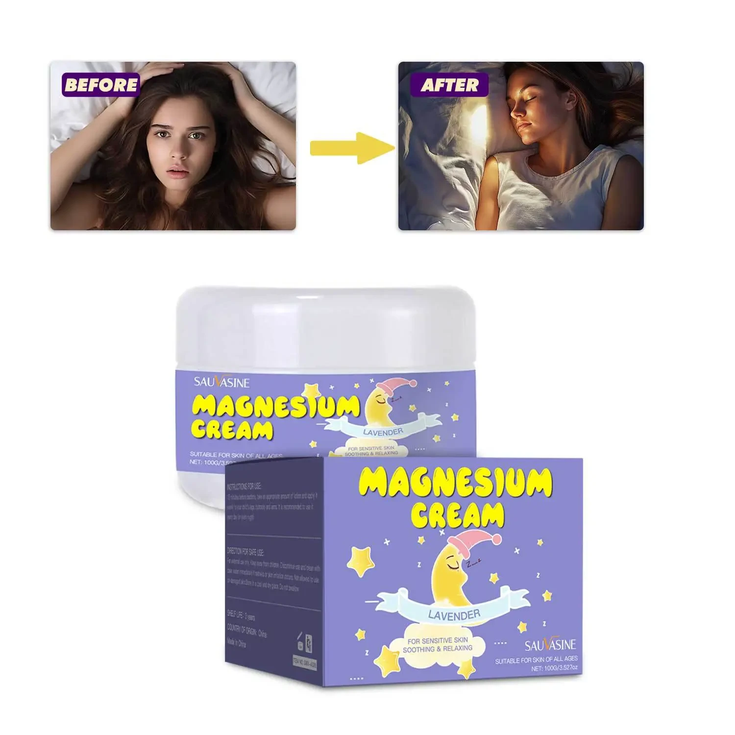 Universal Children's Magnesium Cream Lavender Cream
