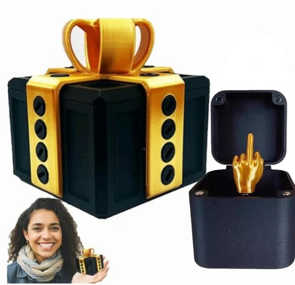 🎁 The Middle Finger Box Prank Challenge: The Ultimate Hilarious Gag Gift! 🤪🖕