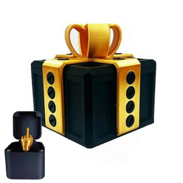 🎁 The Middle Finger Box Prank Challenge: The Ultimate Hilarious Gag Gift! 🤪🖕