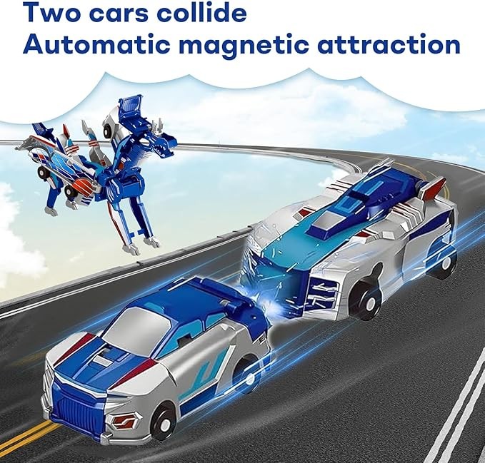Auto-Smash™ Collision Transforming Car Toy - 2-in-1 Robot Action Figure