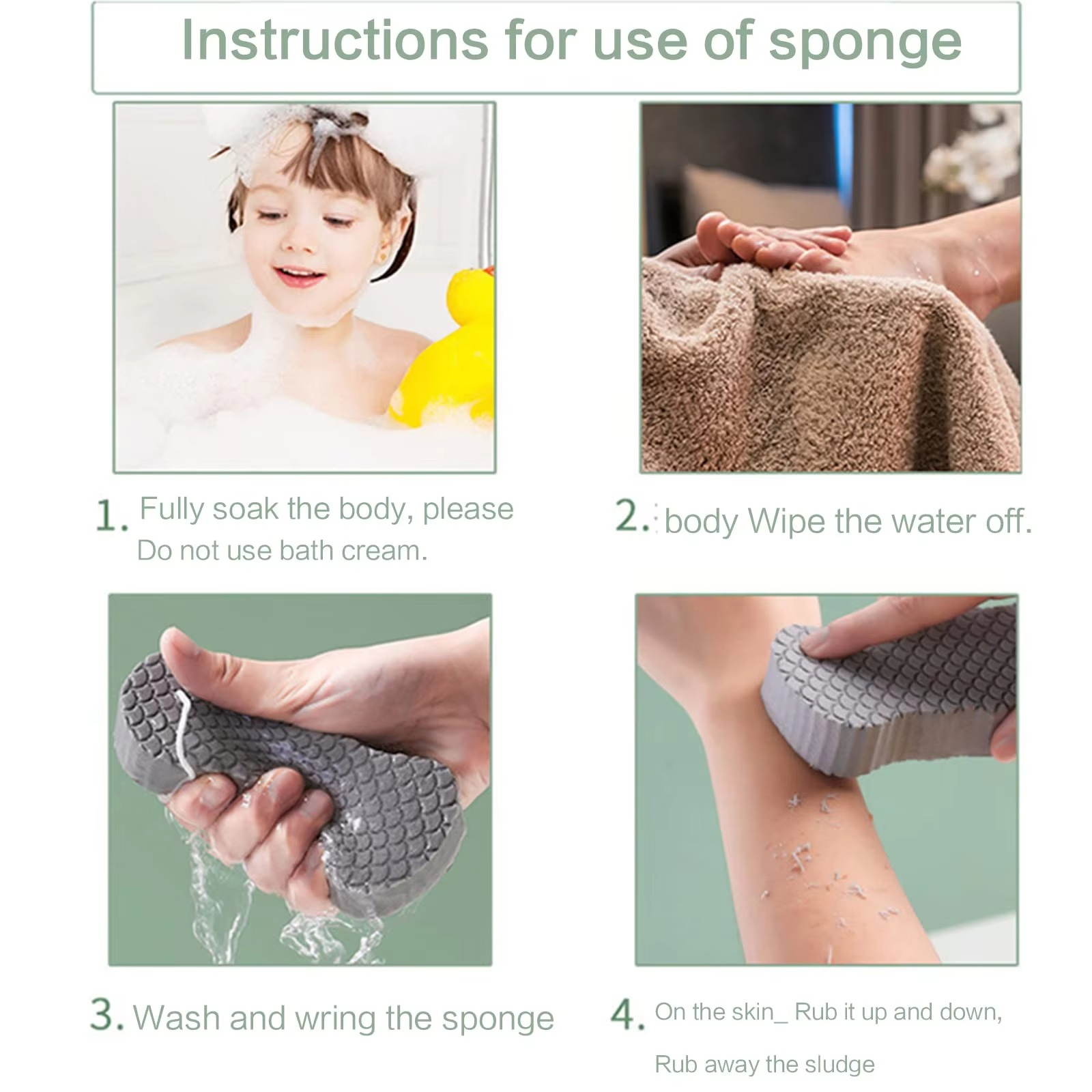 Magic™ Exfoliating Dead Skin Remover Sponge: The Ultimate Reusable Body Scrubber