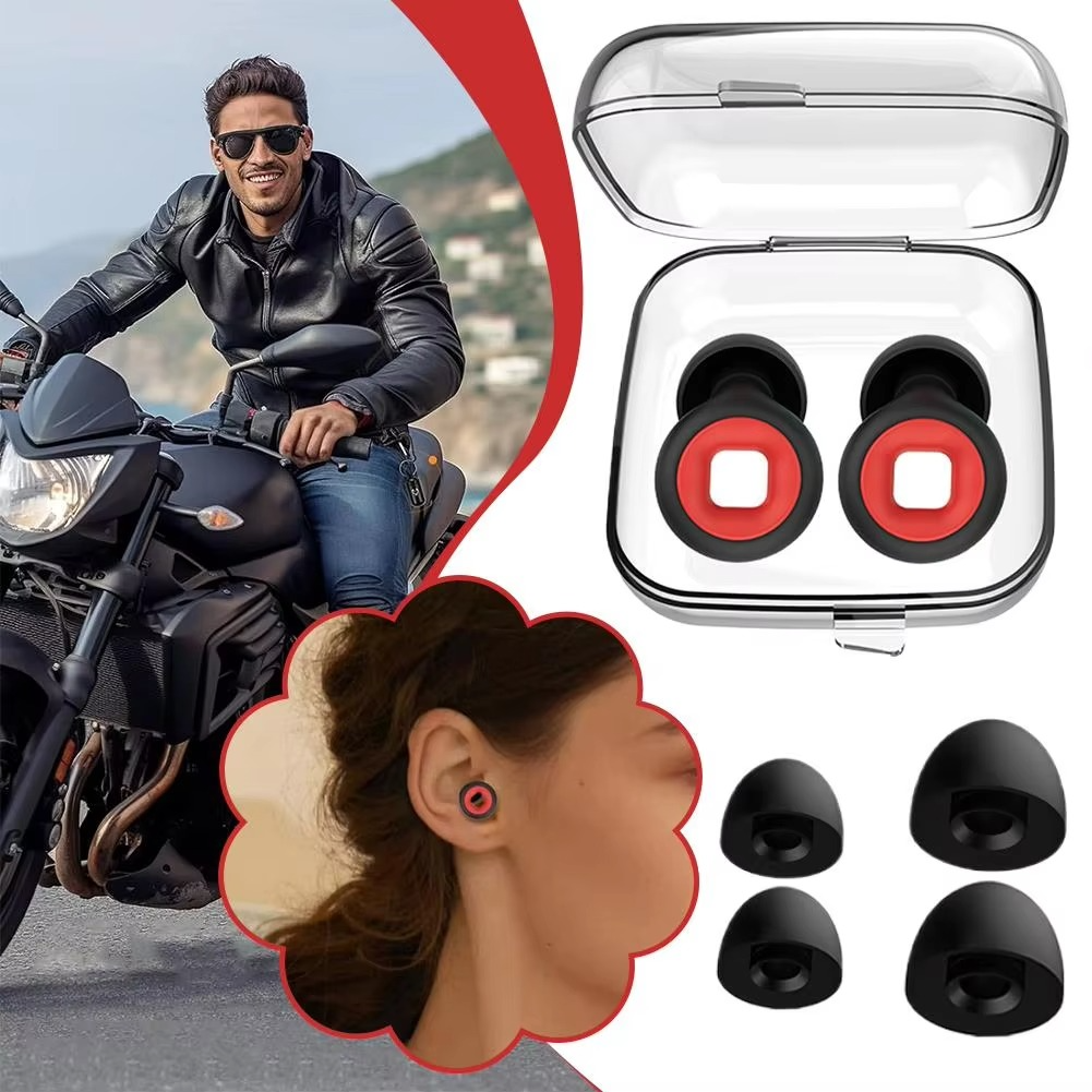 Moto Earplugs - 27 dB Noise Reduction Motorcycle Hearing Protection