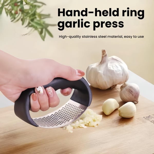 CrushEase™ Garlic Rocker – Effortless Garlic & Ginger Mincer