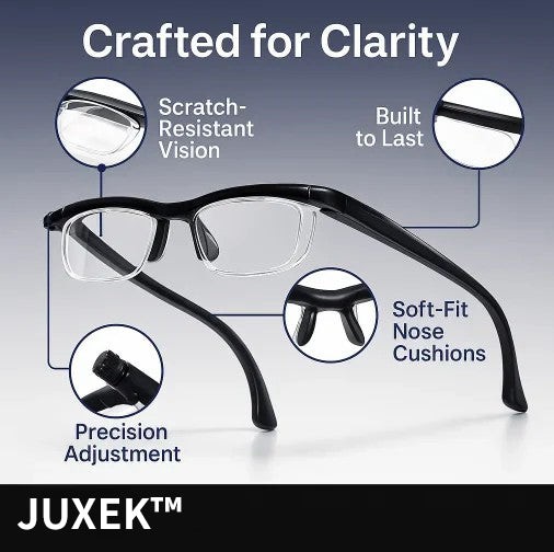JUXEK™【ADJUSTABLE FOCUS GLASSES】See Every Moment Clearly