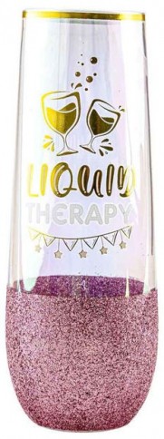 LIQUID THERAPY GLITTERATTI STEMLESS CHAMPAGNE