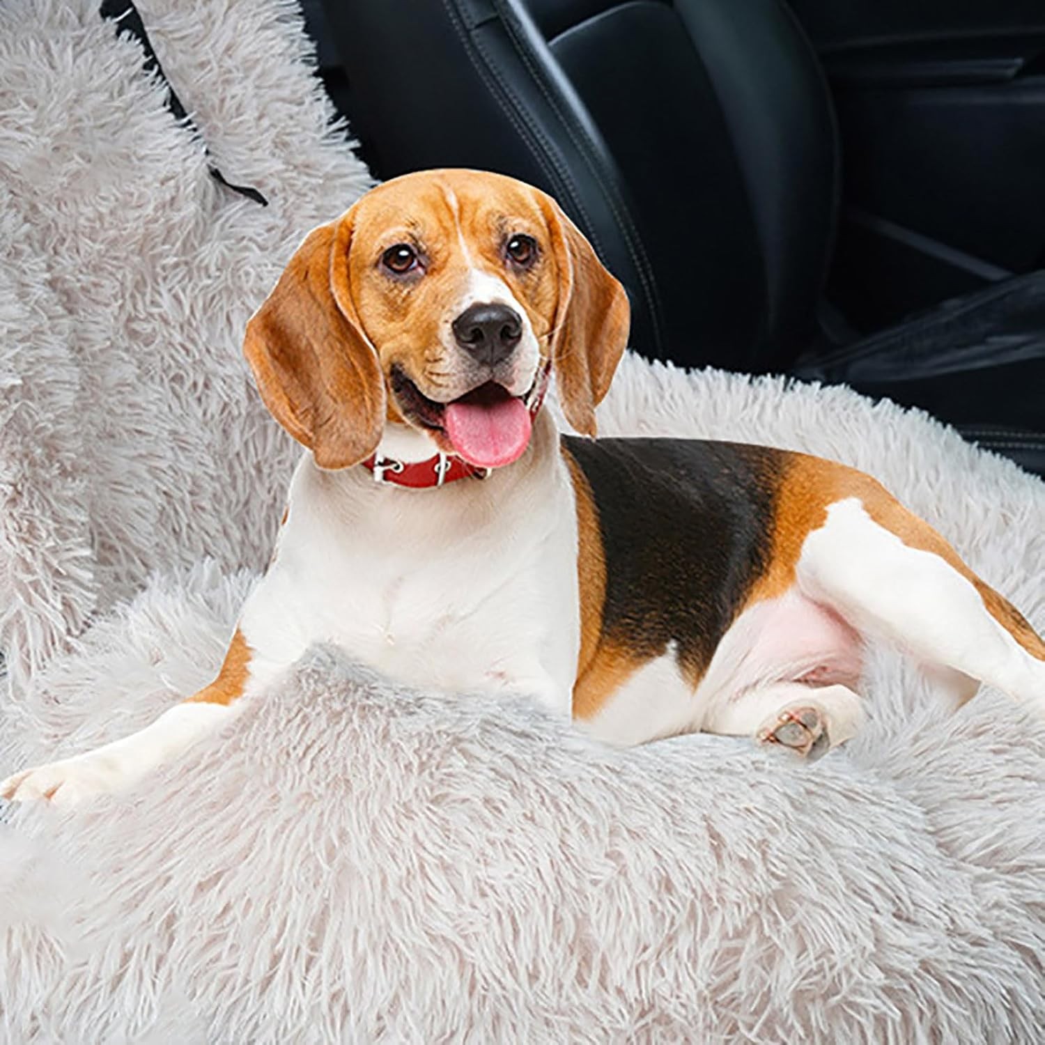 PawRide™ Pet Car Bed – Travel Safety & Comfort Seat for Dogs & Cats