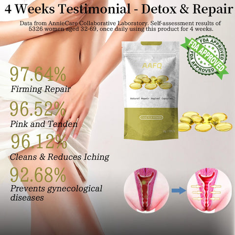 ✨AAFQ™ Instant Itching Stopper & Detox and Slimming & Firming Repair & Pink and Tender Natural Capsules PRO