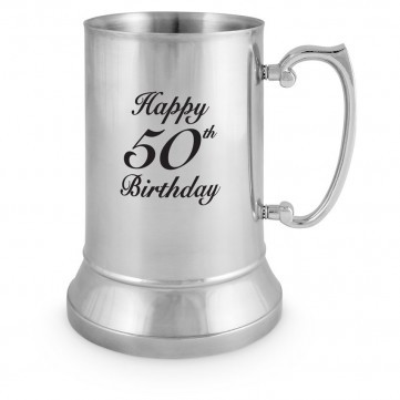 LANDMARK 18 OZ BEER MUG 50TH