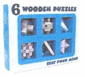 WOODEN PUZZLE 6 MODELS