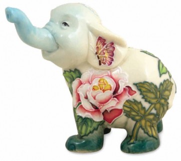 **FLOWER GARDEN ELEPHANT 10CM